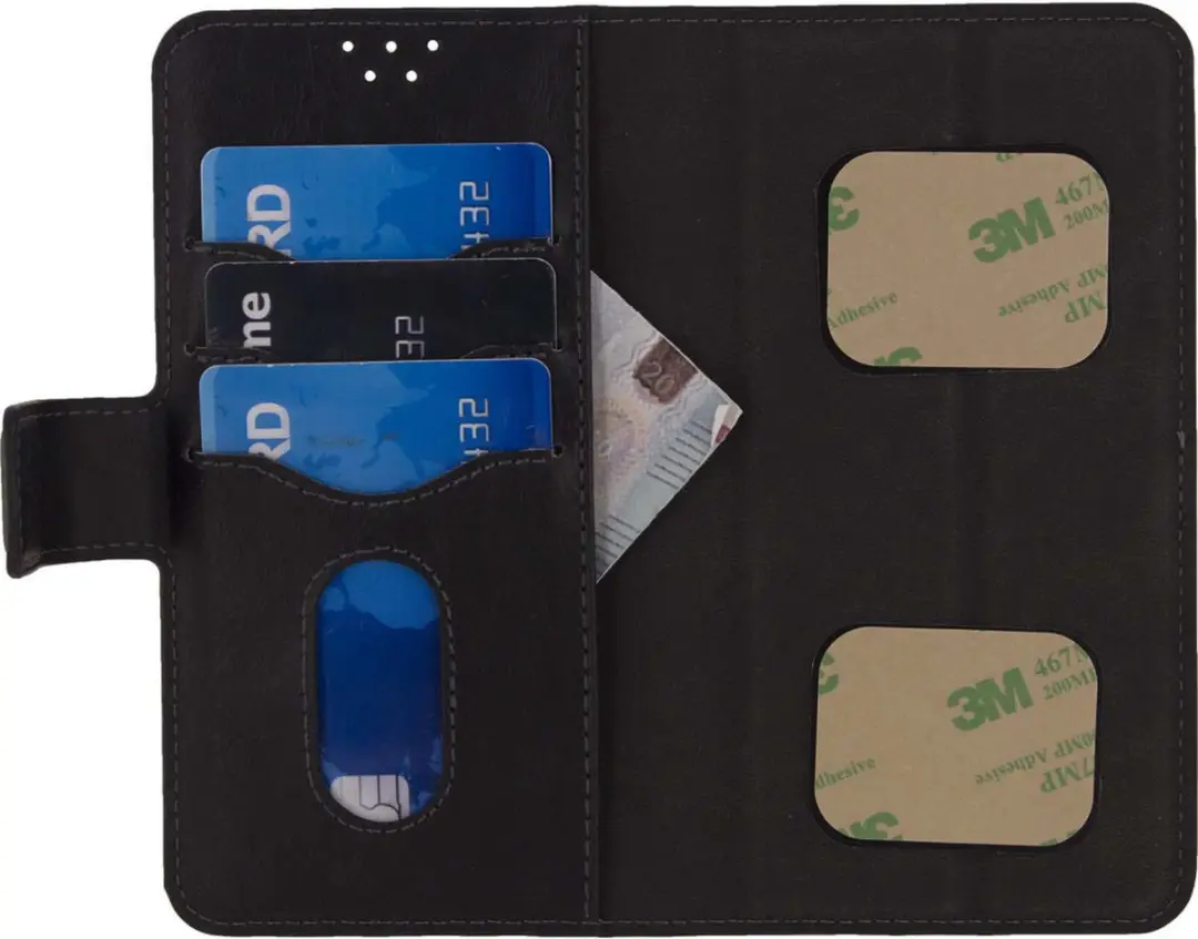Mobilize Premium 2in1 Wallet Case MOB-PTIOGWCB-UNIL - Zwart