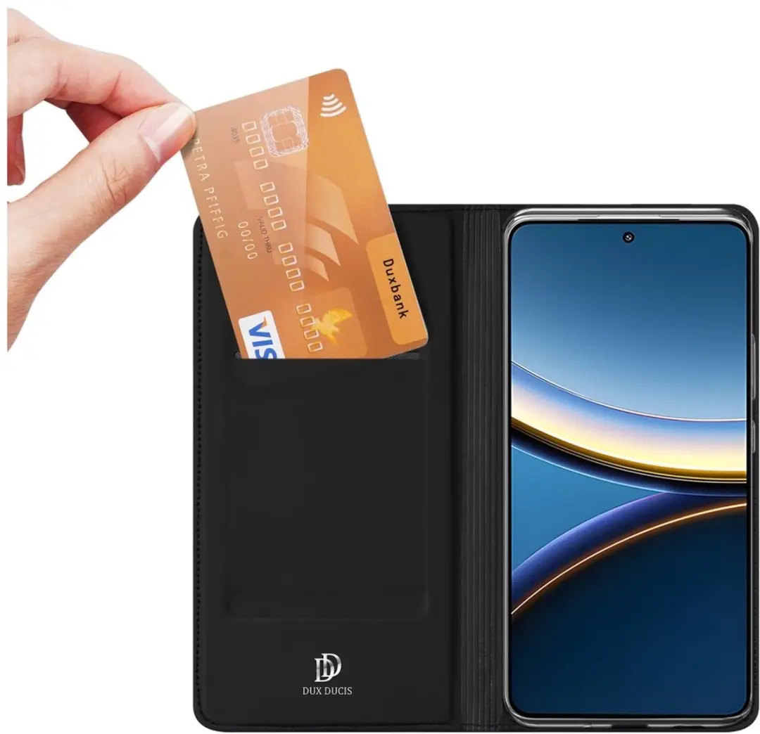 Dux Ducis Skin Pro Hoesje Xiaomi Poco F7 Pro - Zwart