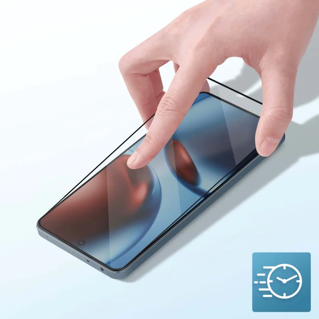 Dux Ducis Realme GT 7/7T Screenprotector 9D - Transparant zwart