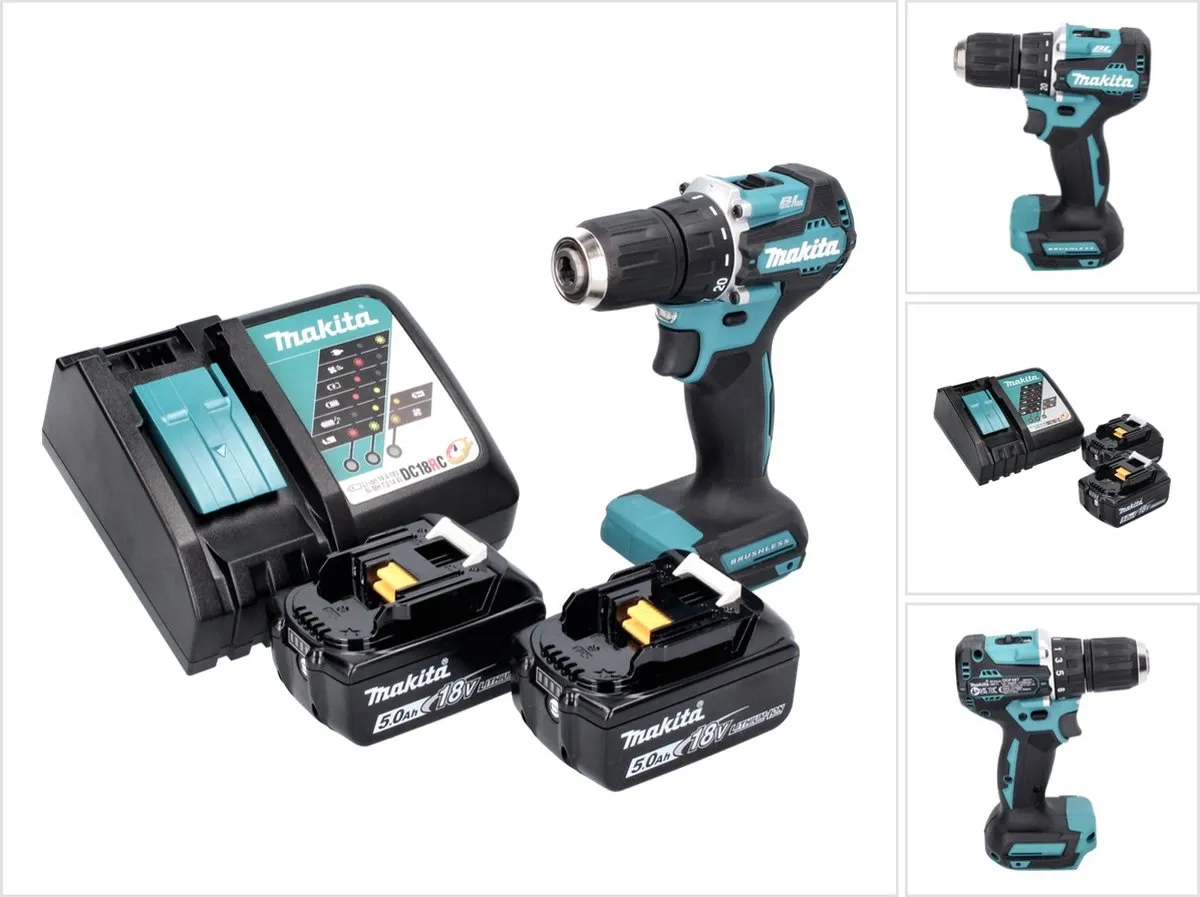 Makita DDF487RT Accuboormachine 18V 40Nm Borstelloos