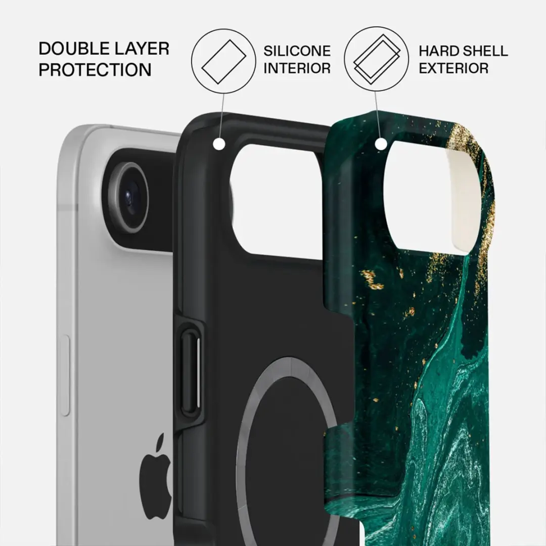 Burga Tough MagSafe Hoesje iPhone Air - Emerald Pool