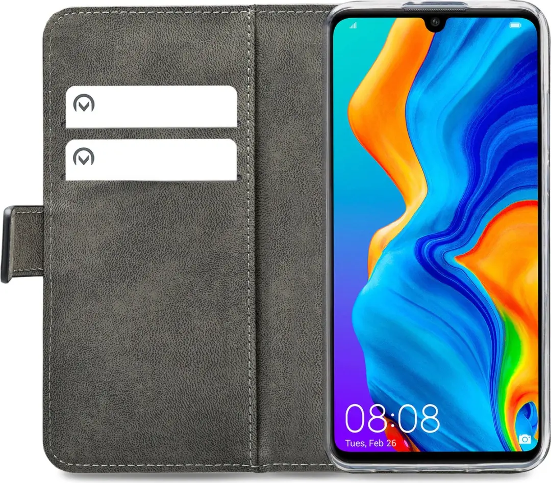 Mobilize Classic Gelly Wallet Bookcase Huawei P30 Lite - Zwart