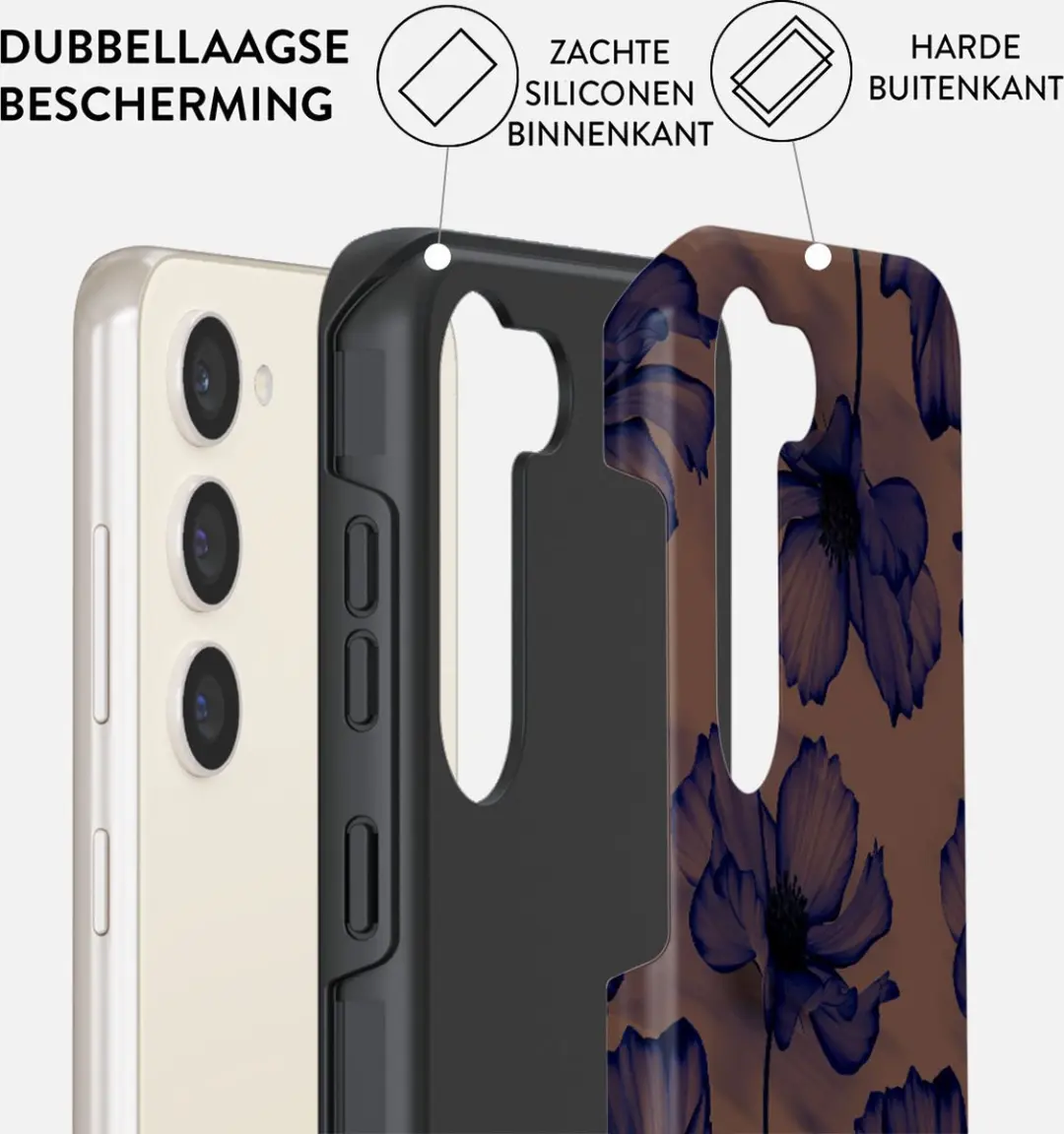 Burga Telefoonhoesje Samsung Galaxy S23 Velvet Night - RB_01_S23_TH