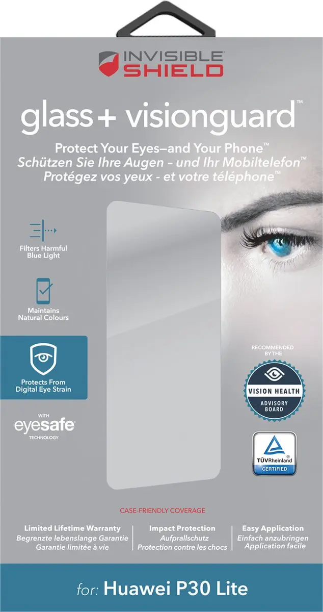 ZAGG InvisibleShield Glass+ VisionGuard Huawei P30 Lite