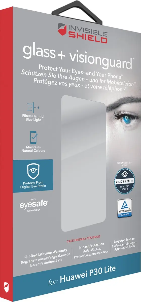 ZAGG InvisibleShield Glass+ VisionGuard Huawei P30 Lite