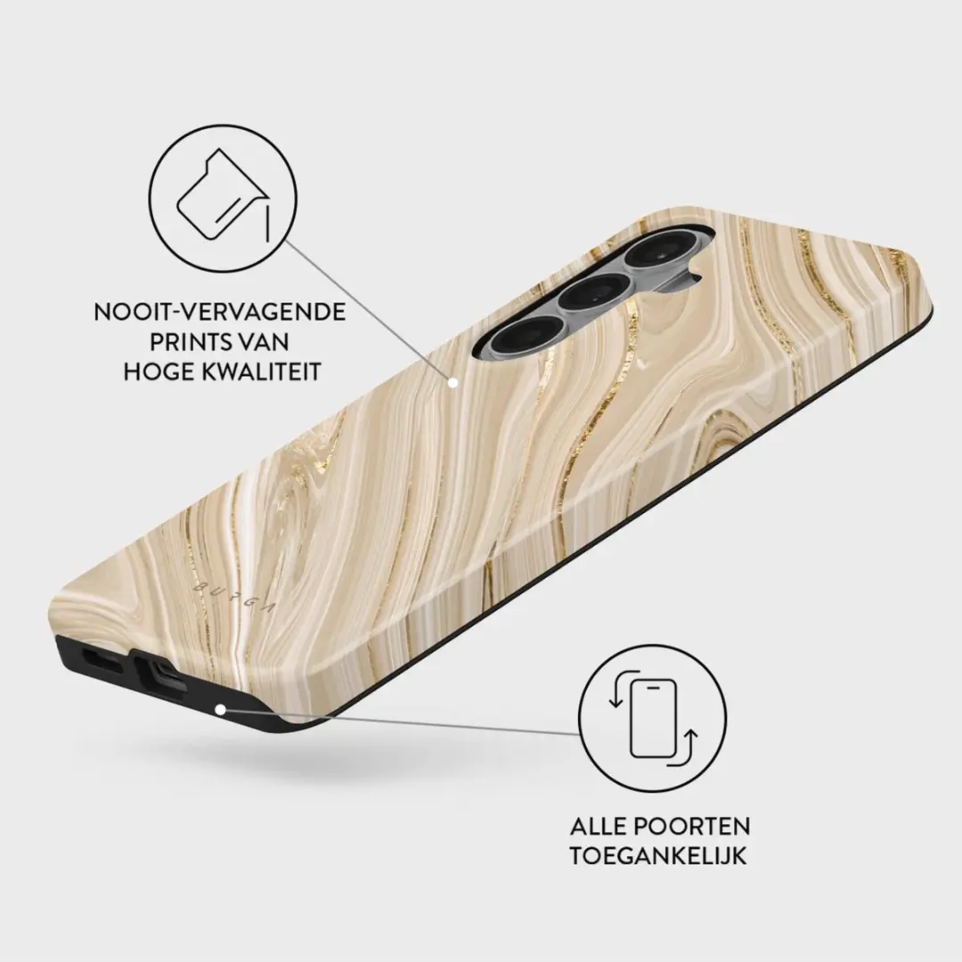 Burga Tough MagSafe Hoesje Samsung Galaxy S26 - Bruin
