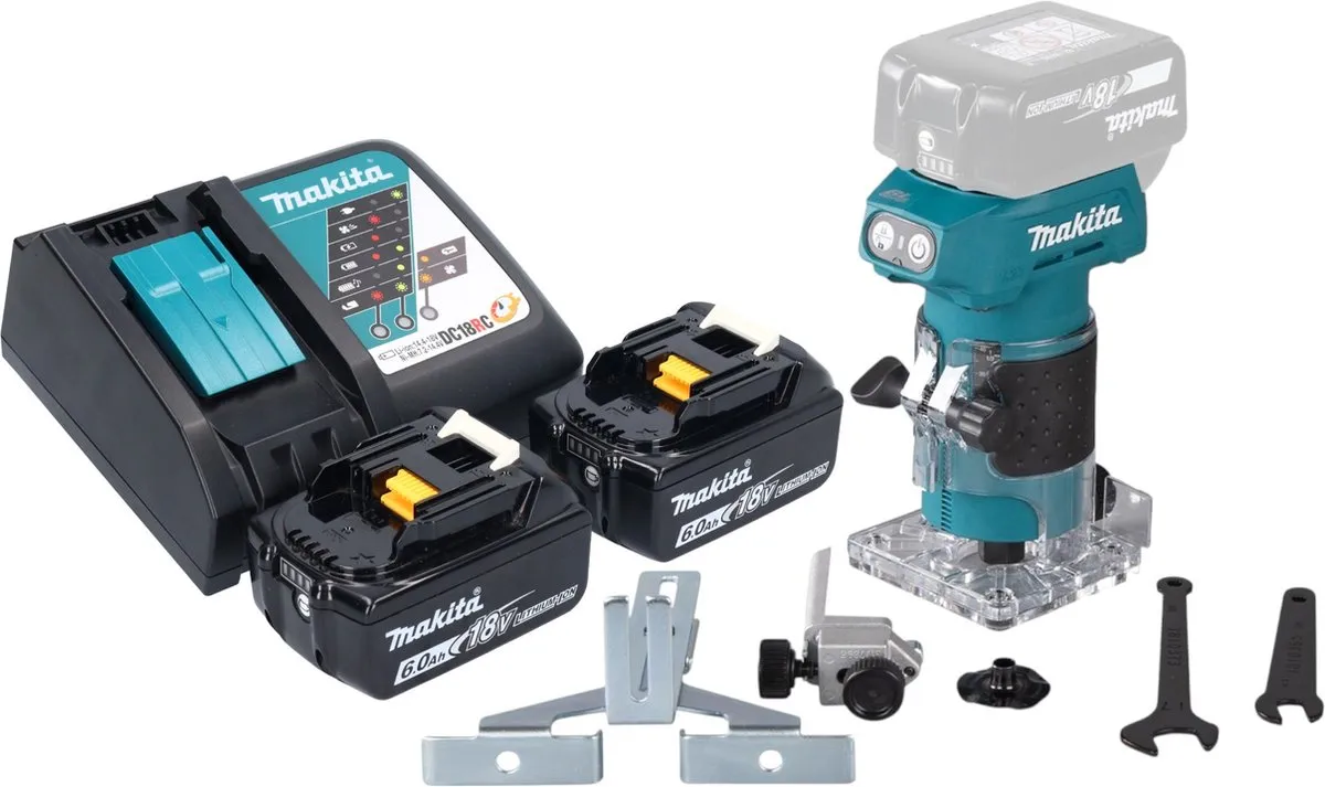 Makita DRT 52 RG Accu-kantenfrees 18V