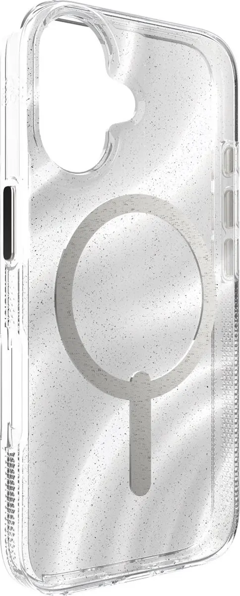 ZAGG Milan Snap Mag iPhone 16 Hoesje - Swirl Glitter - 702315118