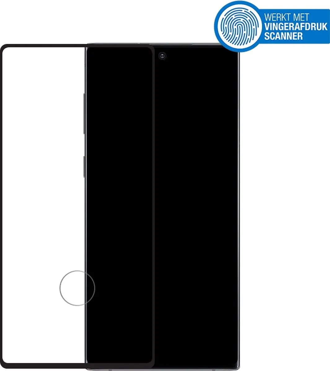 Mobilize Premium Screenprotector Samsung Galaxy Note 10 - Zwart