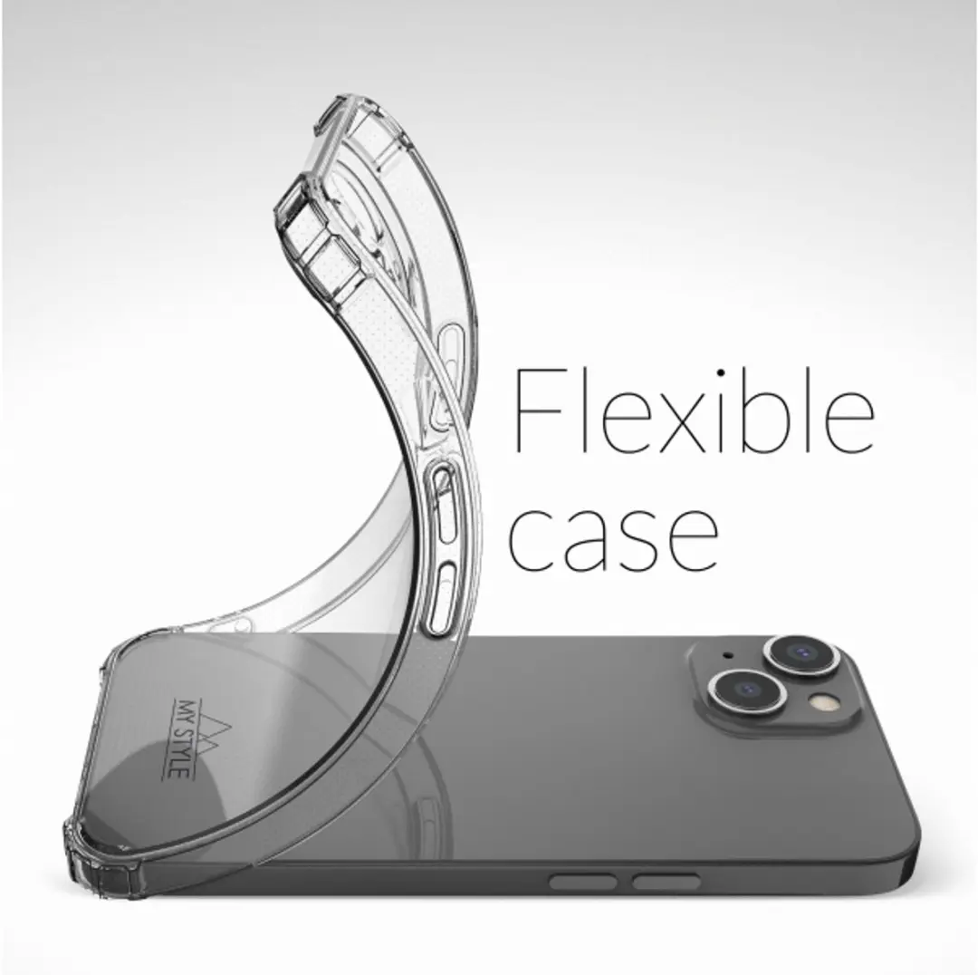 My Style Protective Flex Case MSPFCS1136 - iPhone 17 Pro - Transparant