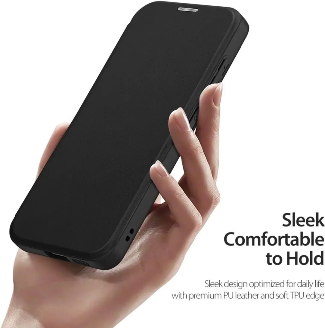 Dux Ducis Skin X Pro Hoesje Samsung Galaxy S26 Plus - MagSafe/Qi2 - 2 Pasjes - Transparant Zwart - afbeelding 6 van 6