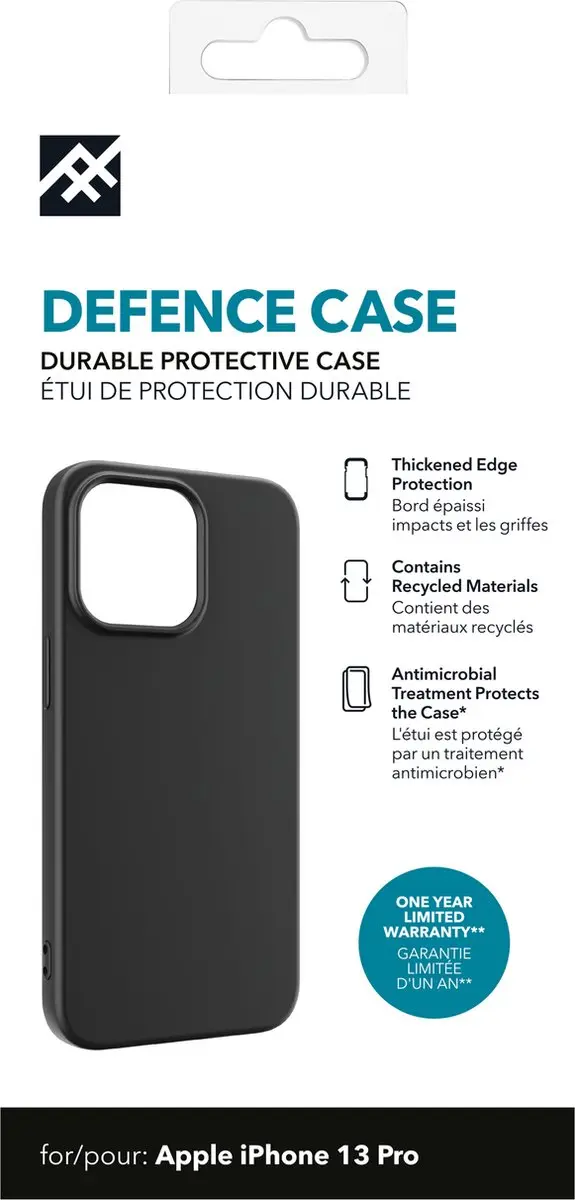 ZAGG Defence Back Cover iPhone 13 Pro 302008575 - Zwart