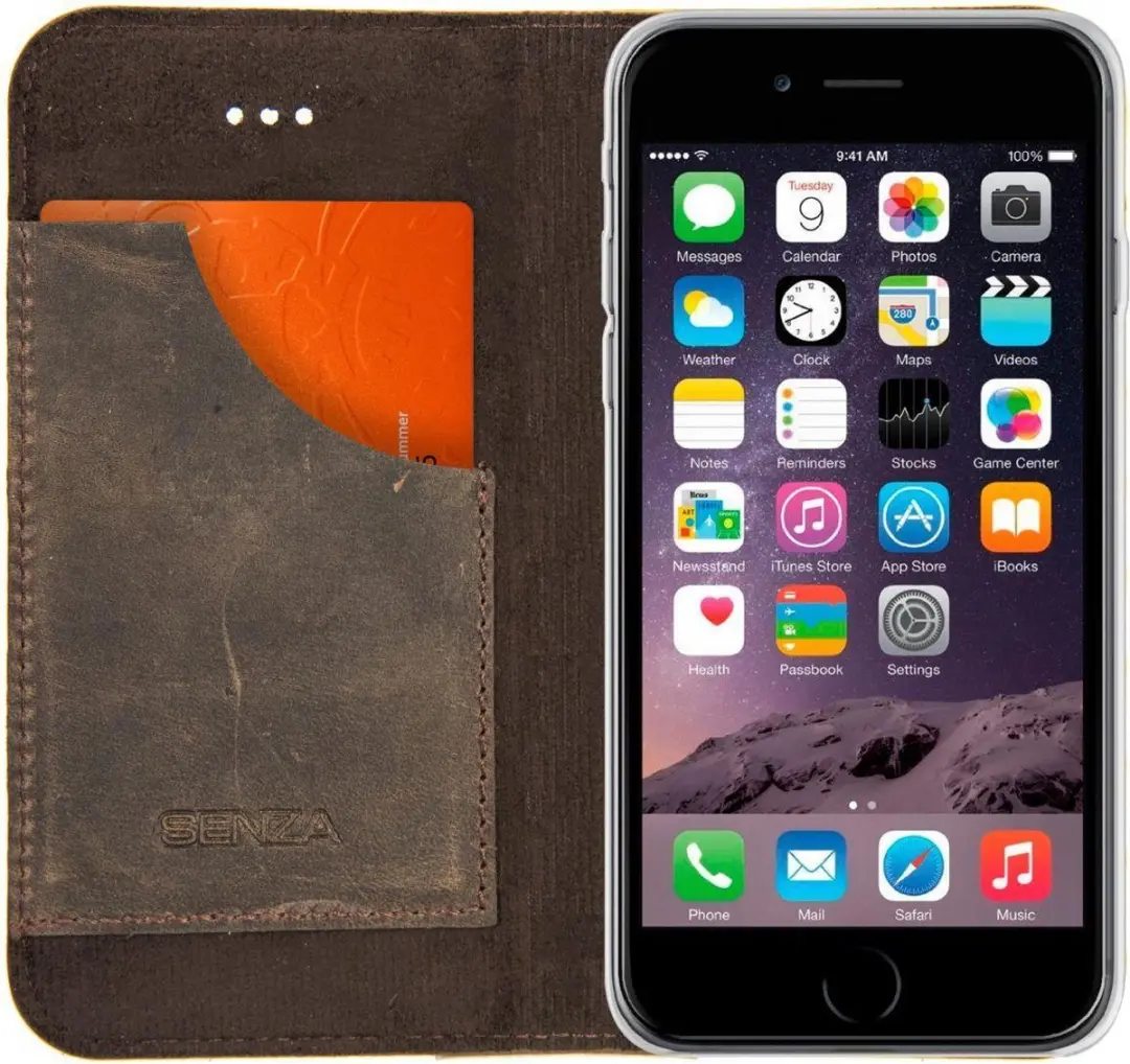 Senza iPhone 6/6s Book Case Raw Series BKLCS1012