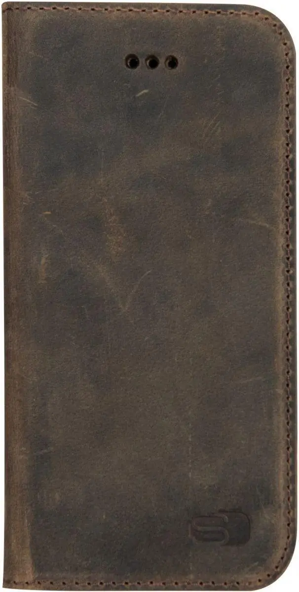 Senza iPhone 6/6s Book Case Raw Series BKLCS1012 - Donker Bruin