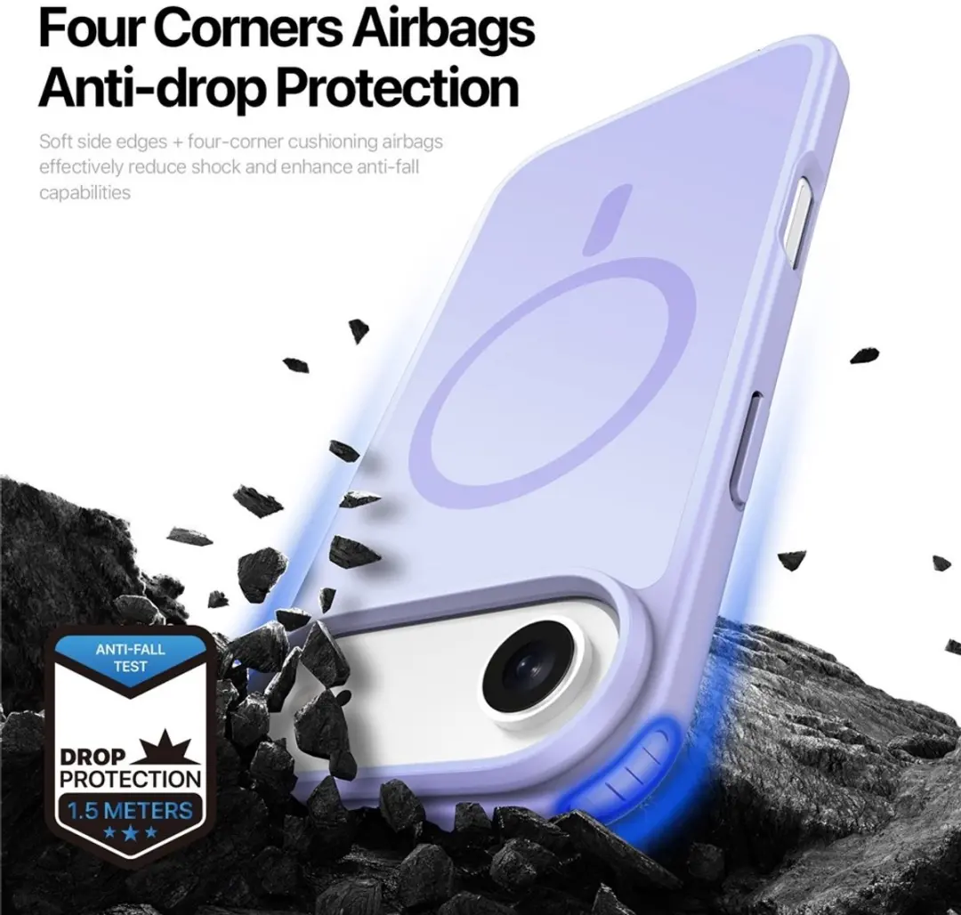 Dux Ducis Yind iPhone 17 Air Hoesje - Lila - MagSafe