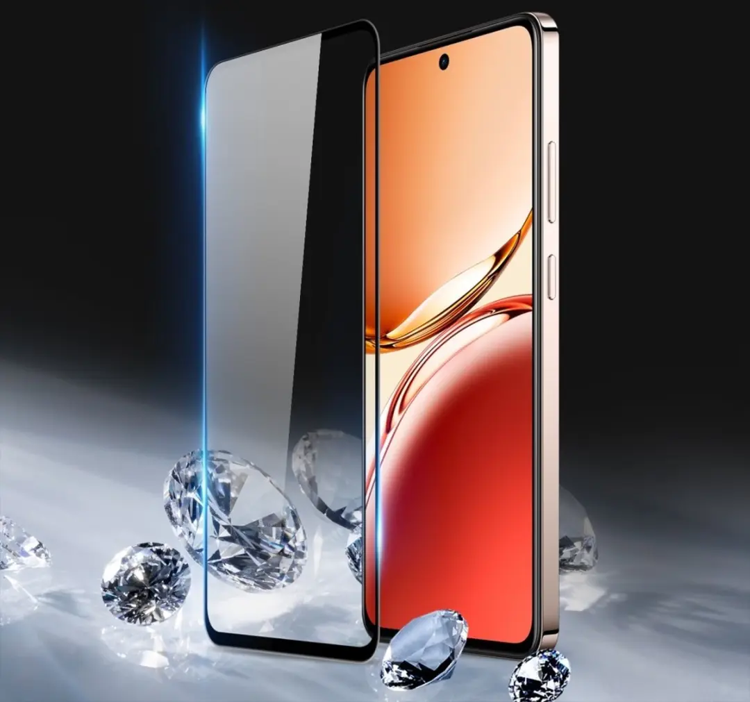 Dux Ducis OPPO Reno12 F Full-Cover Tempered Glass - Zwart