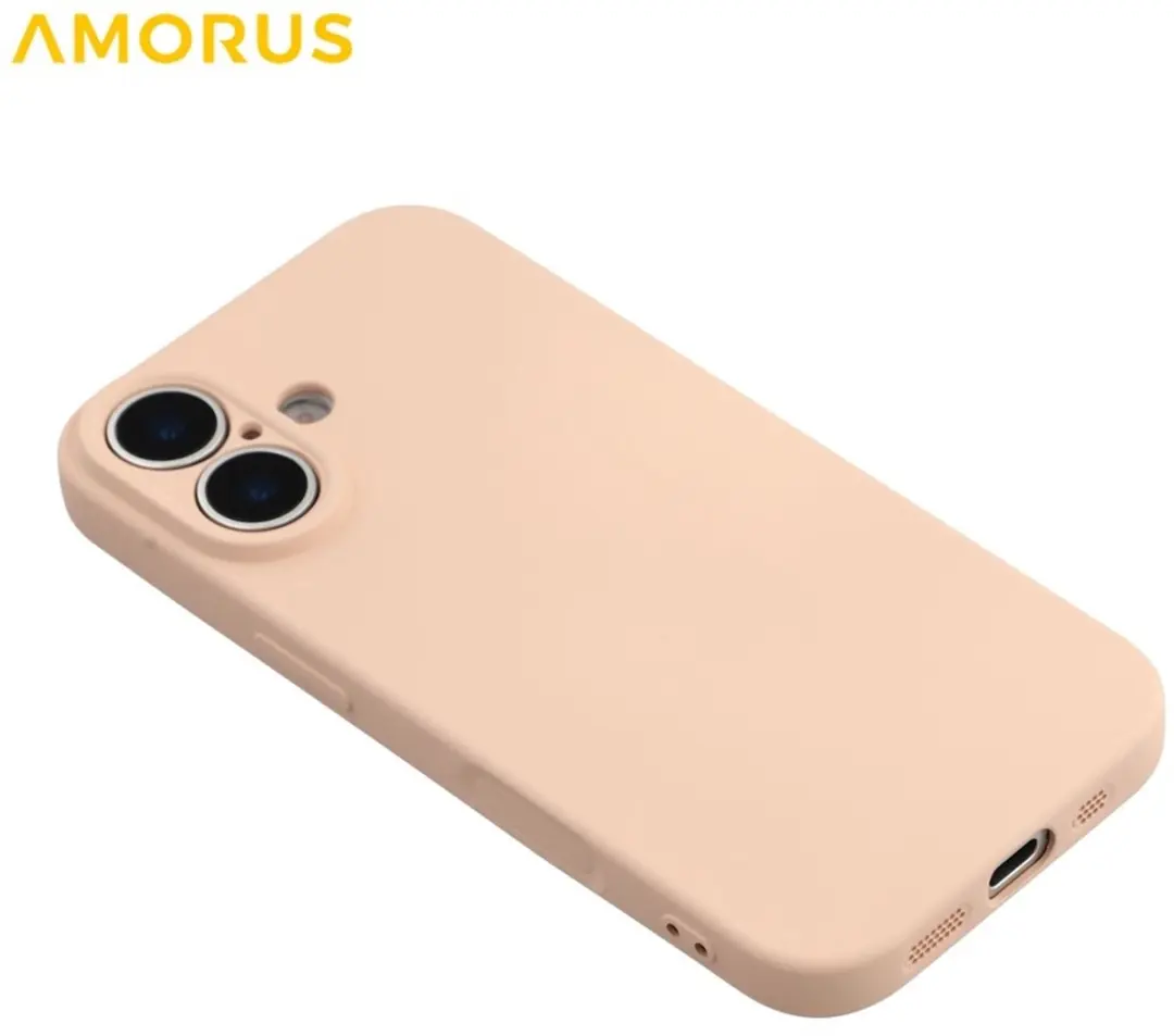 Amorus iPhone 17 Hoesje Soft Amber