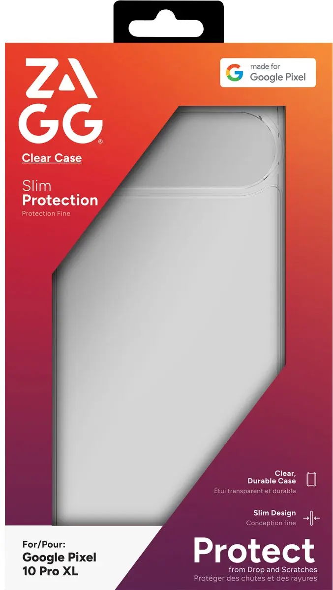ZAGG Clear Case 702318520 Hoesje - Transparant - Google Pixel 10 Pro XL