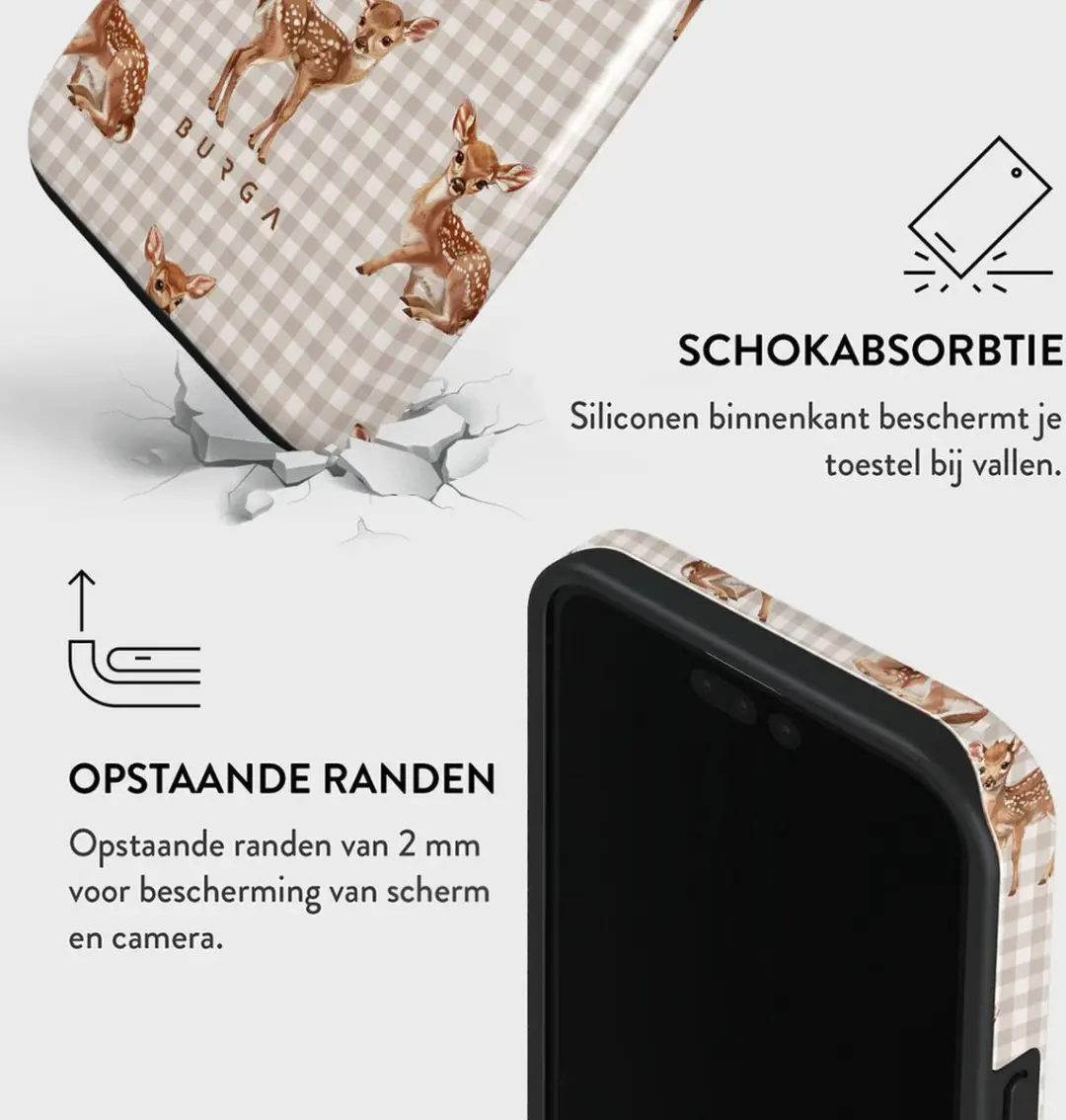 Burga Tough Case iPhone 15 Pro Max - Bambi