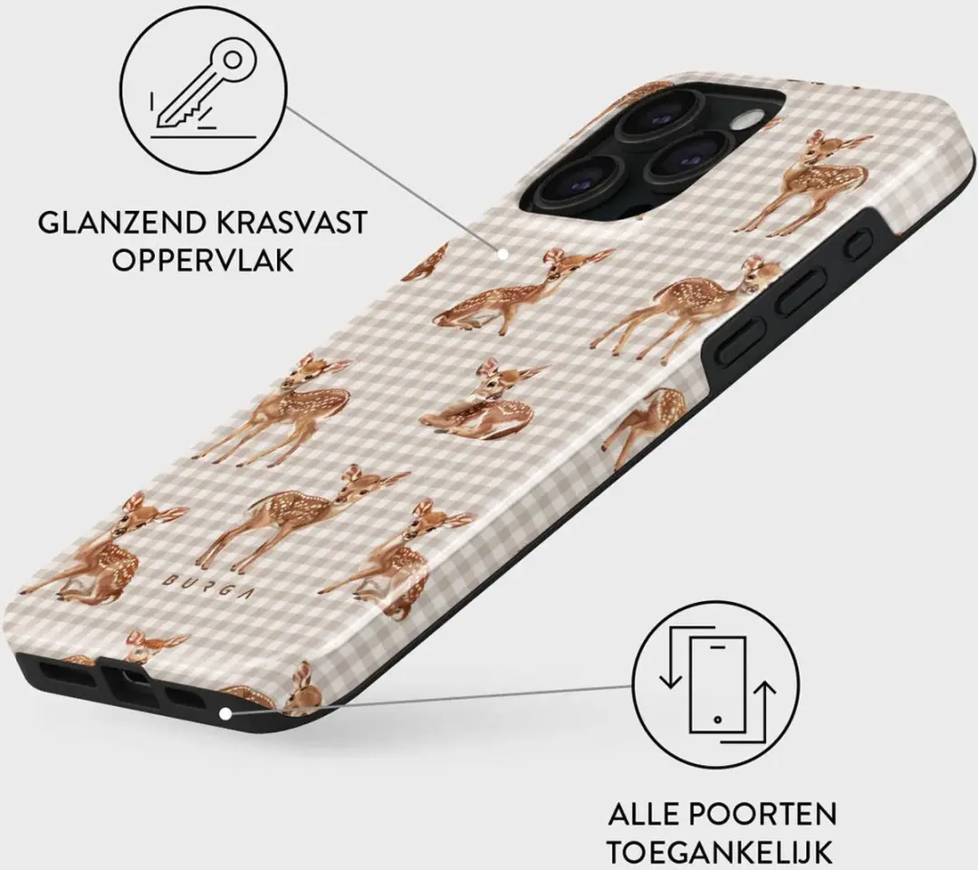 Burga Tough Case iPhone 15 Pro Max - Bambi - afbeelding 6 van 6