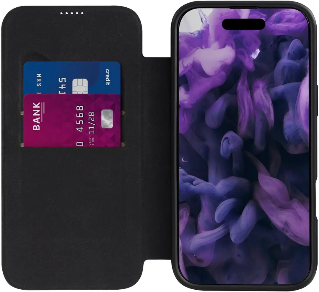 Laut MagFolio iPhone 17 Hoesje - Zwart - MagSafe