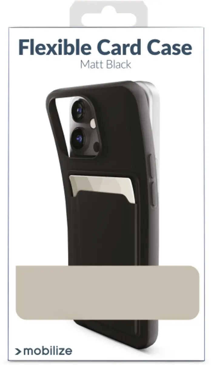 Mobilize Rubber Gelly Card Case - Apple iPhone Air - Matt Black