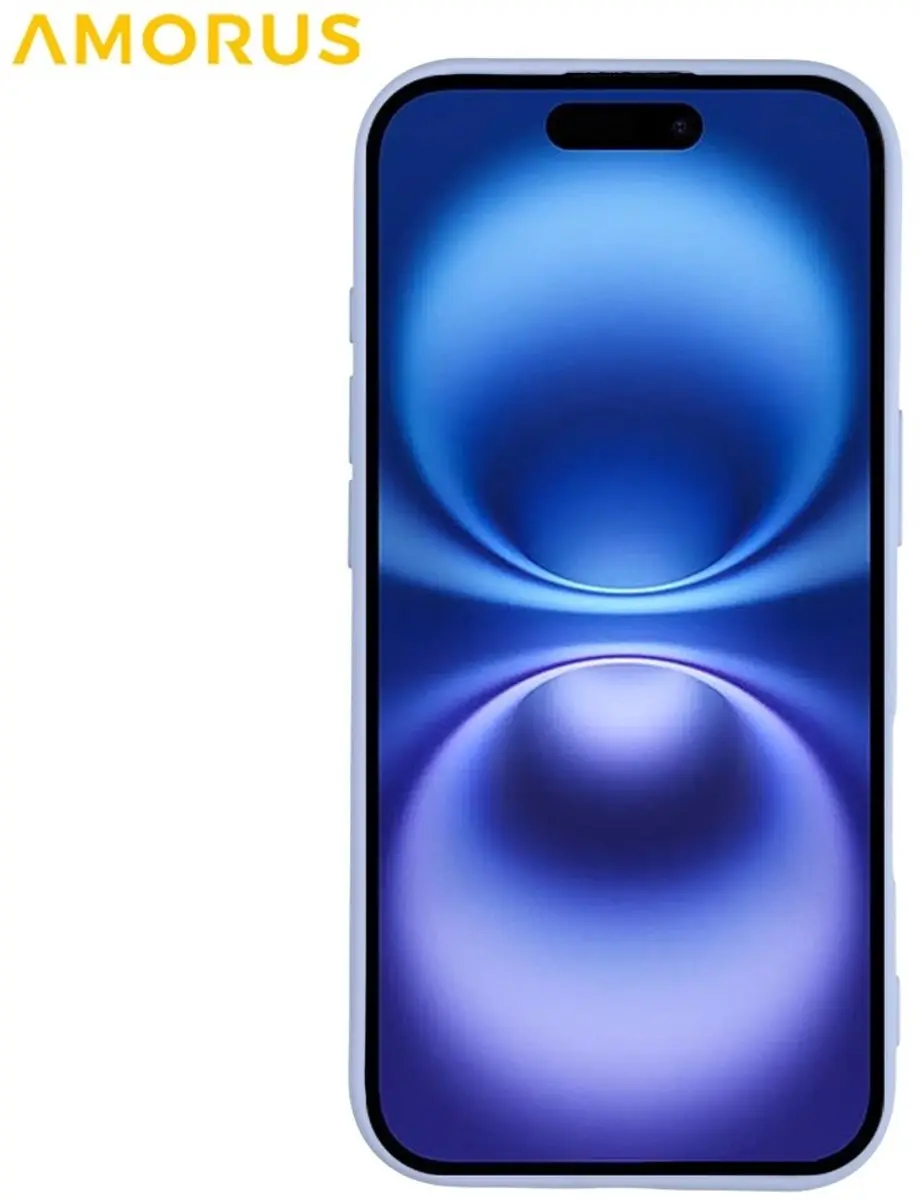 Amorus iPhone 17 Hoesje Lavendel Grijs