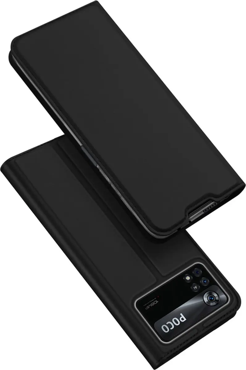 Dux Ducis Xiaomi Poco X4 Pro 5G TPU Wallet Hoesje - DD-XPX4P5G-BLK - Zwart