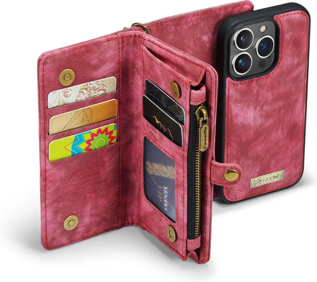 Caseme iPhone 14 Pro Max Hoesje 9180 - Rood