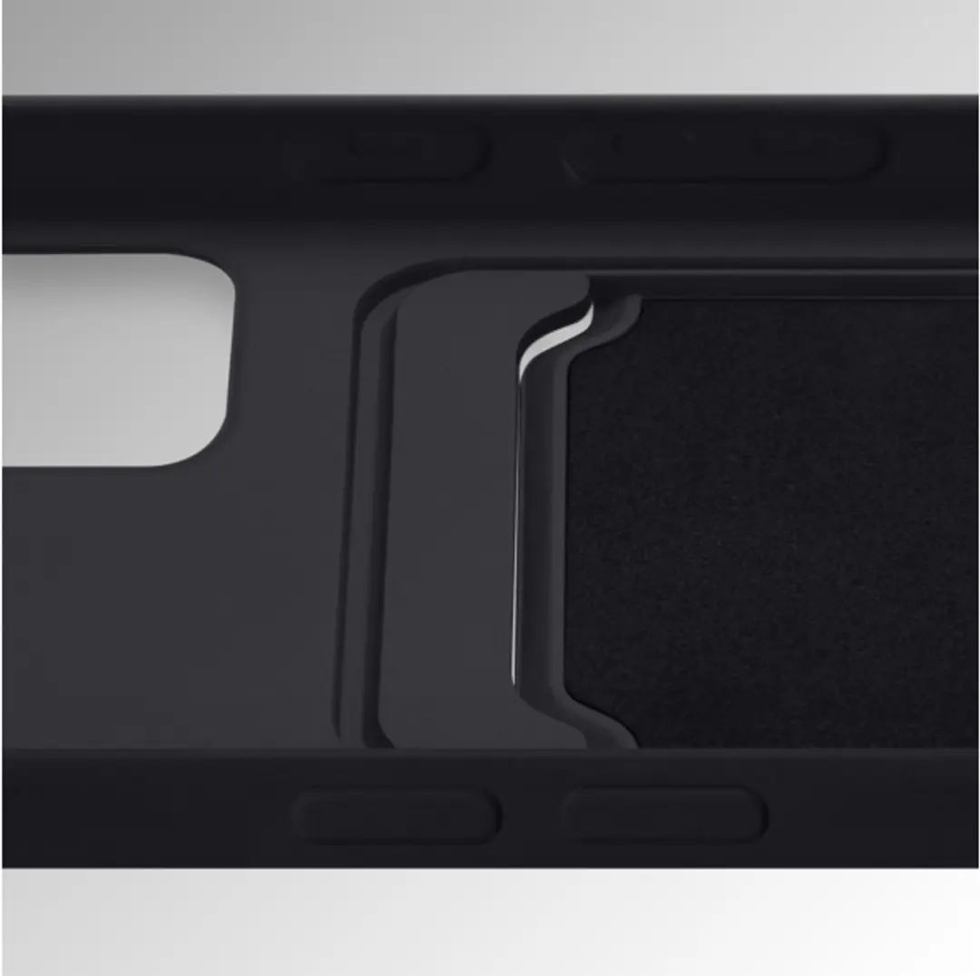 Mobilize Rubber Gelly Card Case Apple iPhone 17 Pro - Zwart
