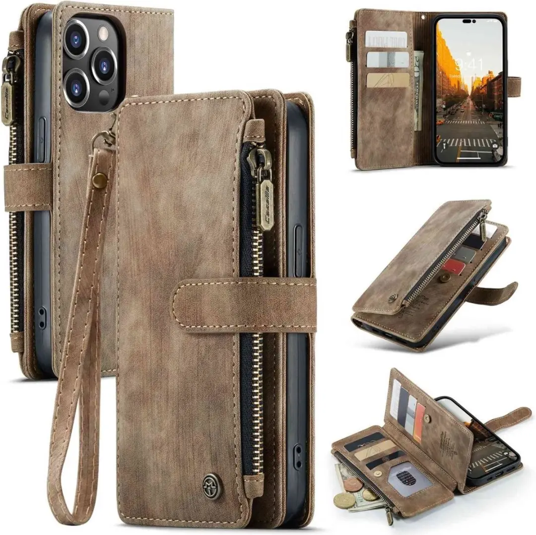 Caseme Portemonneehoes iPhone 14 Pro Max