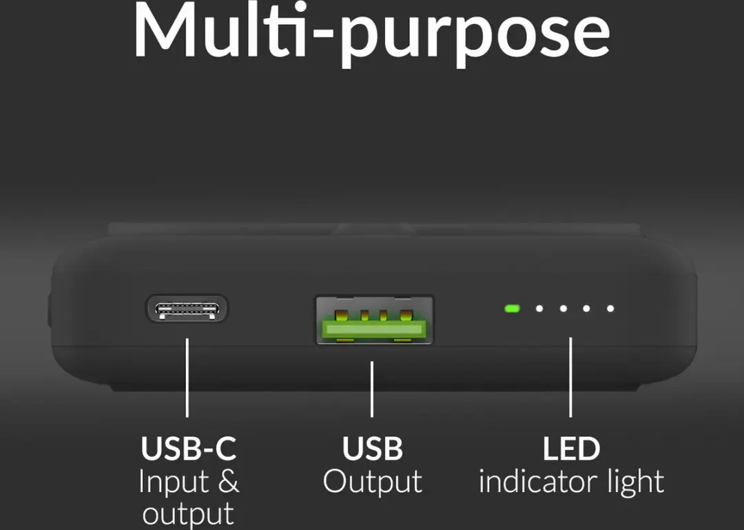Mobilize 10290 Powerbank 10.000mAh - 15W - Zwart - afbeelding 6 van 6