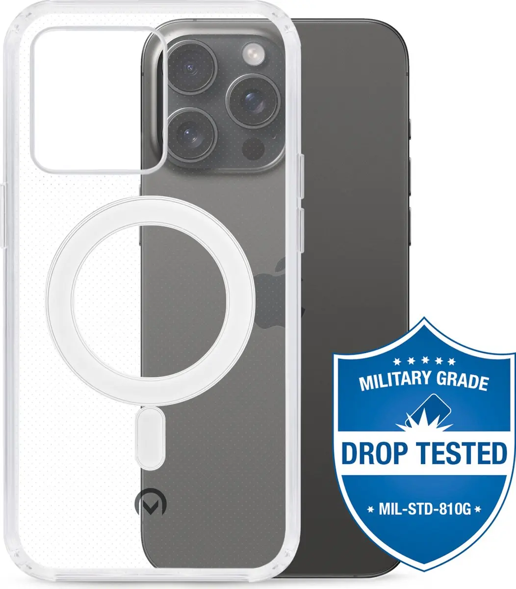 Mobilize Naked Protection MOB-NPCMSC-IPH15ULTRA iPhone 15 Pro Max Hoesje - Transparant