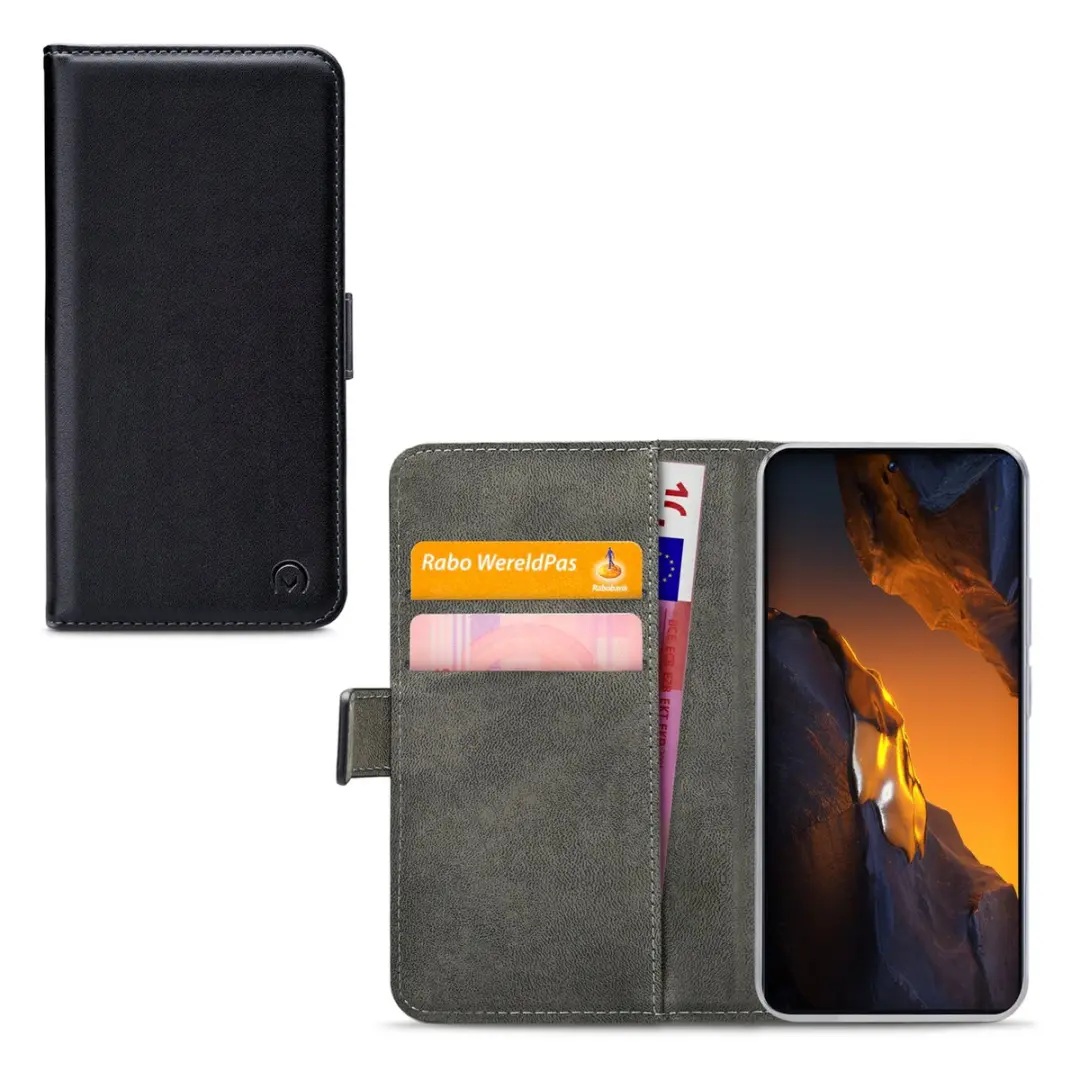 Mobilize Classic Gelly Wallet Bookcase POCO F5 - Pasjeshouder - Zwart