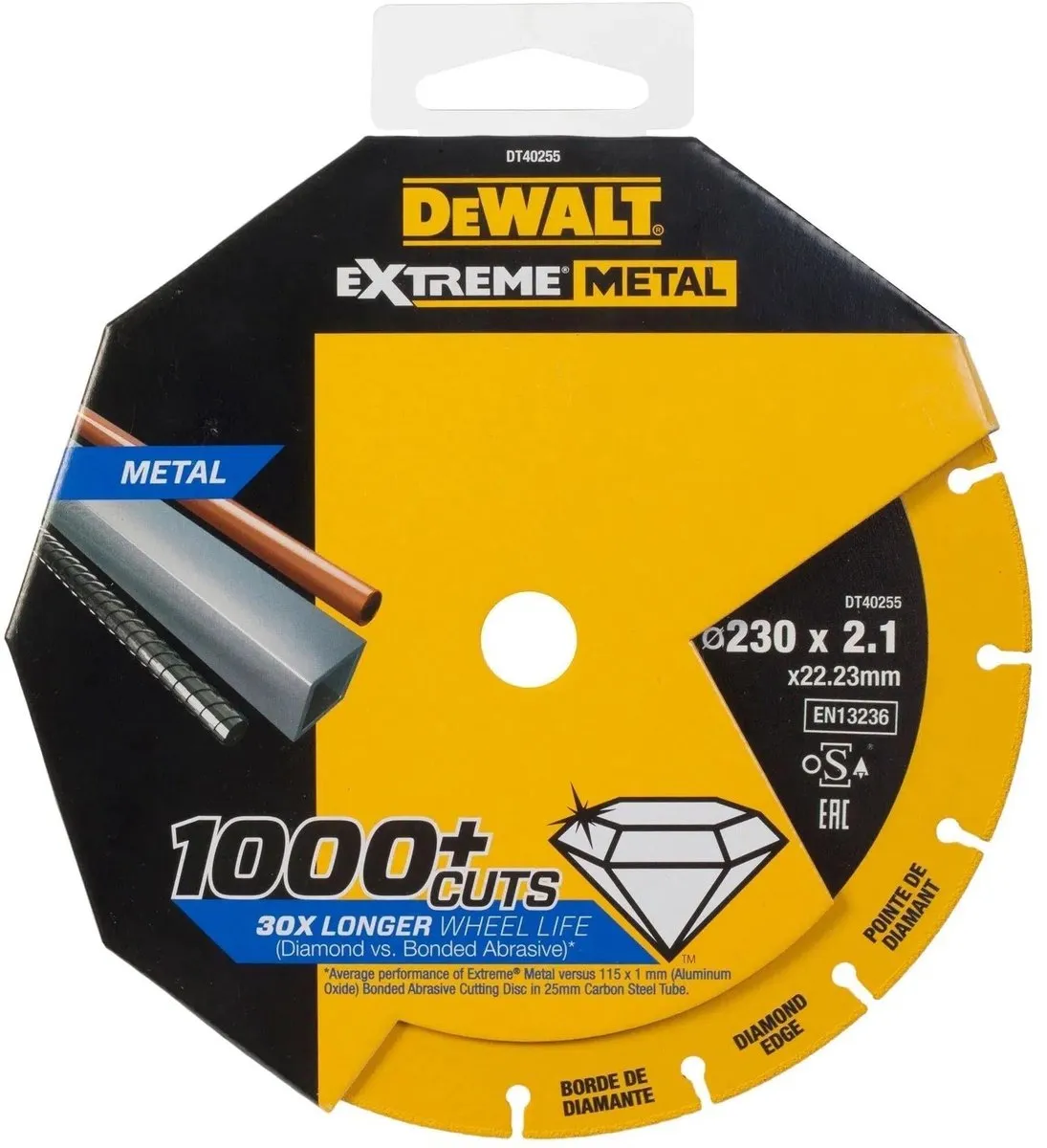 DeWalt DT40255 Extreme Metal Doorslijpschijf 230mm