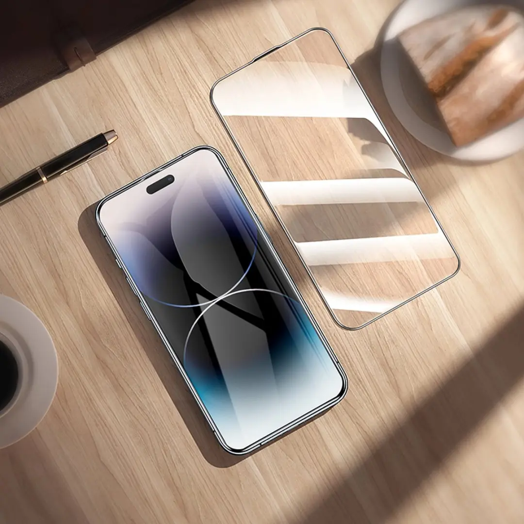 Hoco Screenprotector iPhone 14 Pro - Versterkte rand