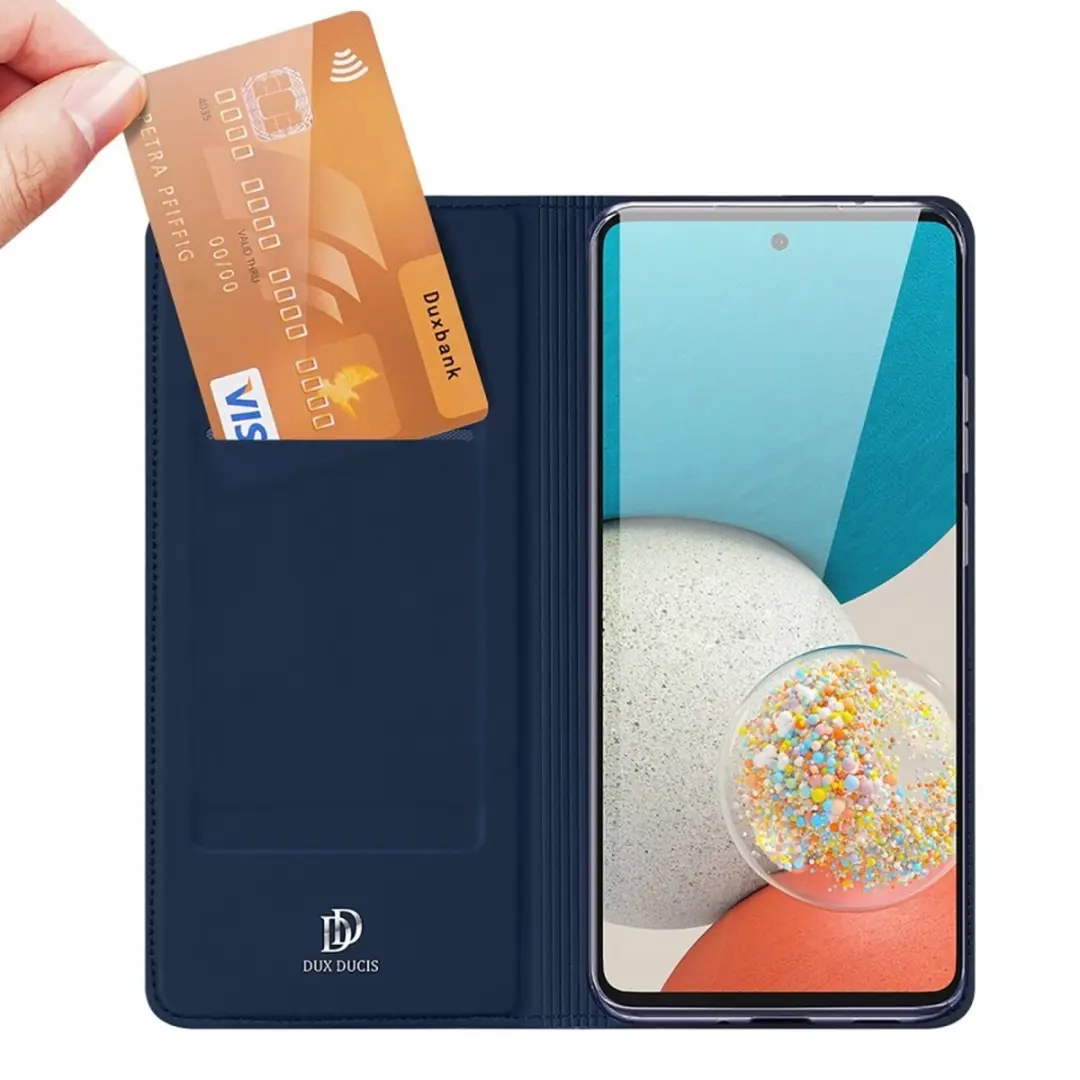 Dux Ducis Samsung Galaxy A73 Hoesje - Blauw - afbeelding 6 van 6