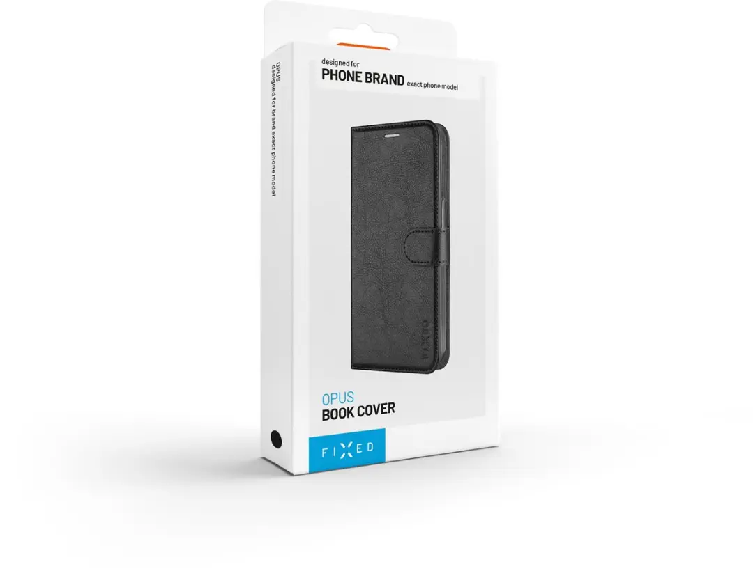 Fixed Opus Flip Cover FIXOP3-1600-BK iPhone 17 - Lederlook - 3 Kaarthouder - Zwart
