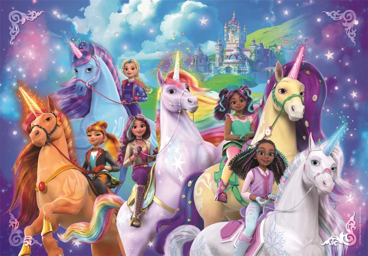 Clementoni Unicorn Academy Puzzel 180 Stuks - Multikleur