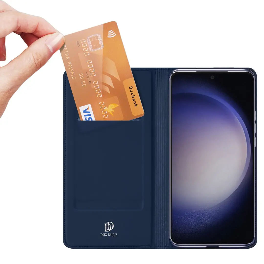 Dux Ducis Telefoonhoesje Samsung Galaxy S24 - Donkerblauw - SH00069652