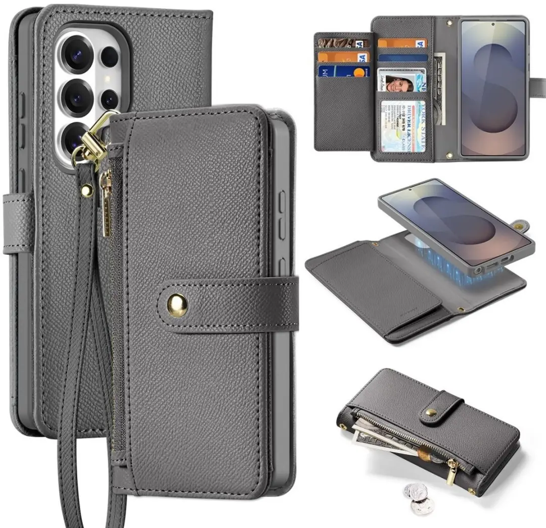 Dux Ducis Lawa Hoesje Samsung Galaxy S26 Ultra - Grijs