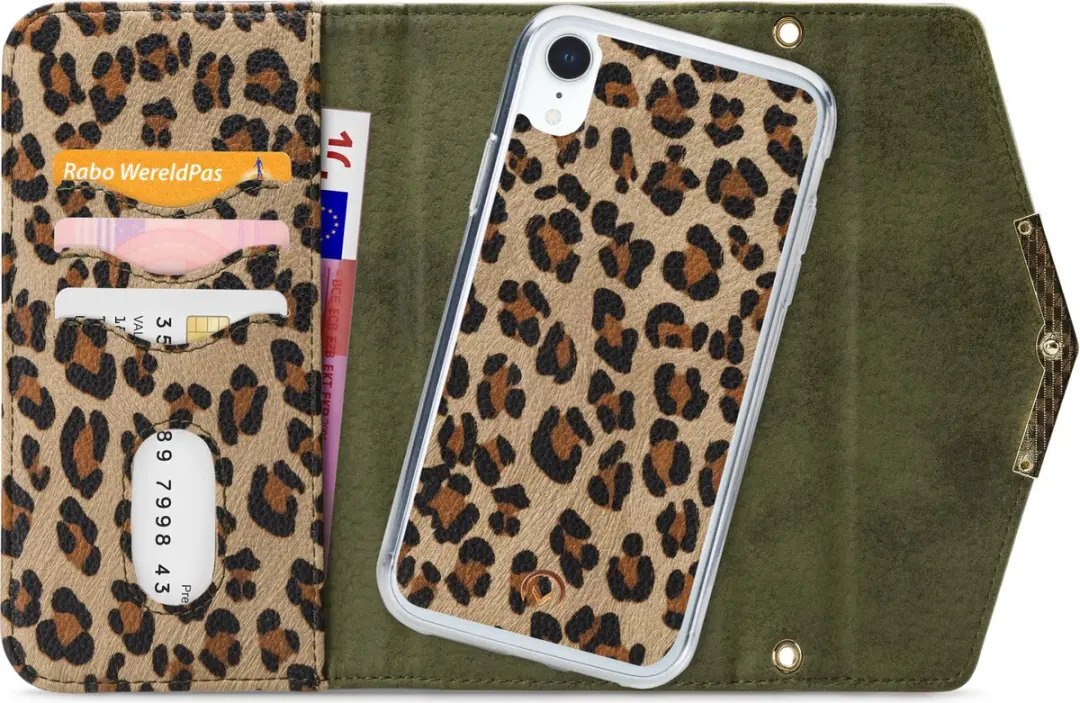 Mobilize Clutch iPhone XR - Groen Bruin - mpn-8718256909948