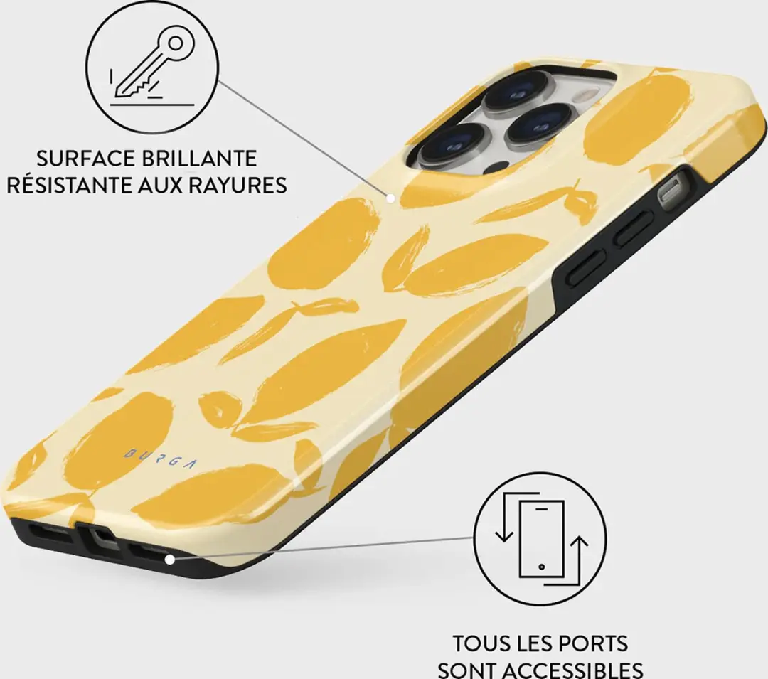 Burga Telefoonhoesje iPhone 13 Pro MagSafe Lemon Tart