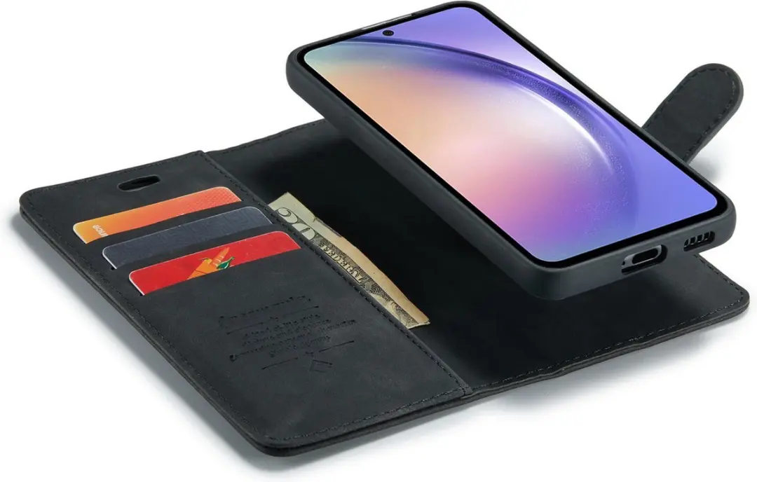 Caseme Google Pixel 8 Pro Bookcase Hoesje - Effen Zwart
