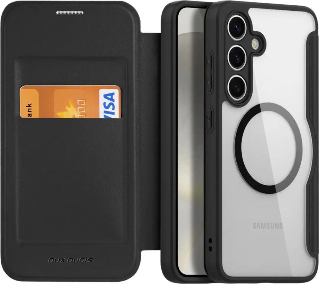 Dux Ducis Skin X Pro Book Case Telefoonhoesje - Samsung Galaxy S24 Plus - Zwart