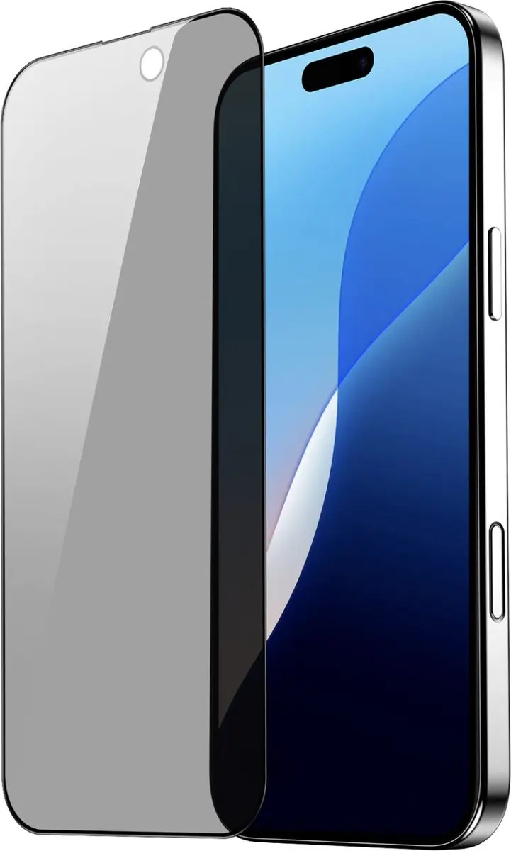 Dux Ducis Privacy Screenprotector iPhone 16 Pro - Zwart