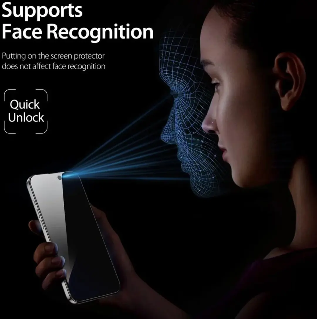 Dux Ducis Privacy Screenprotector iPhone 16 Pro - Zwart