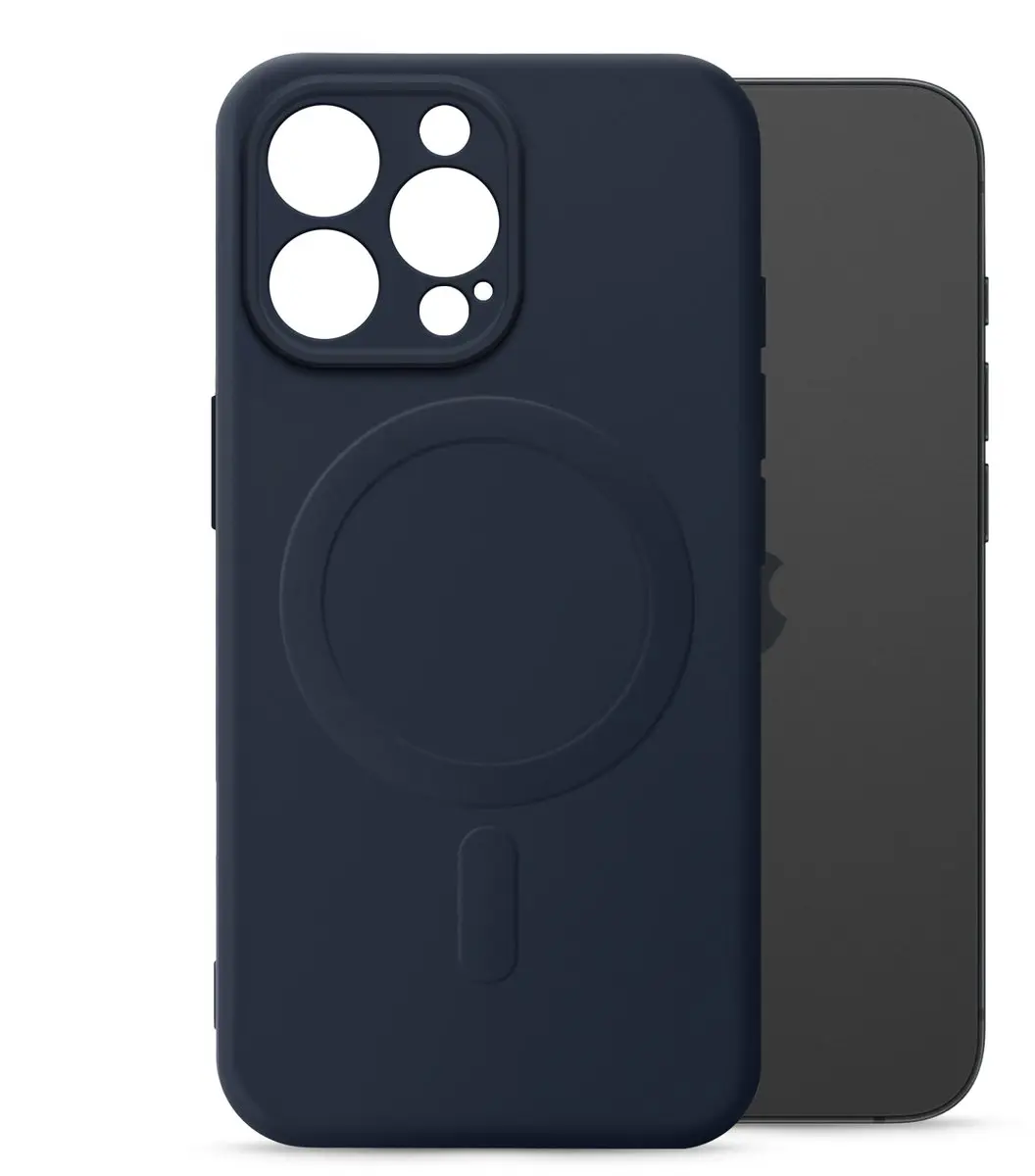 My Style iPhone 15 Pro MagSafe Hoesje - Marineblauw