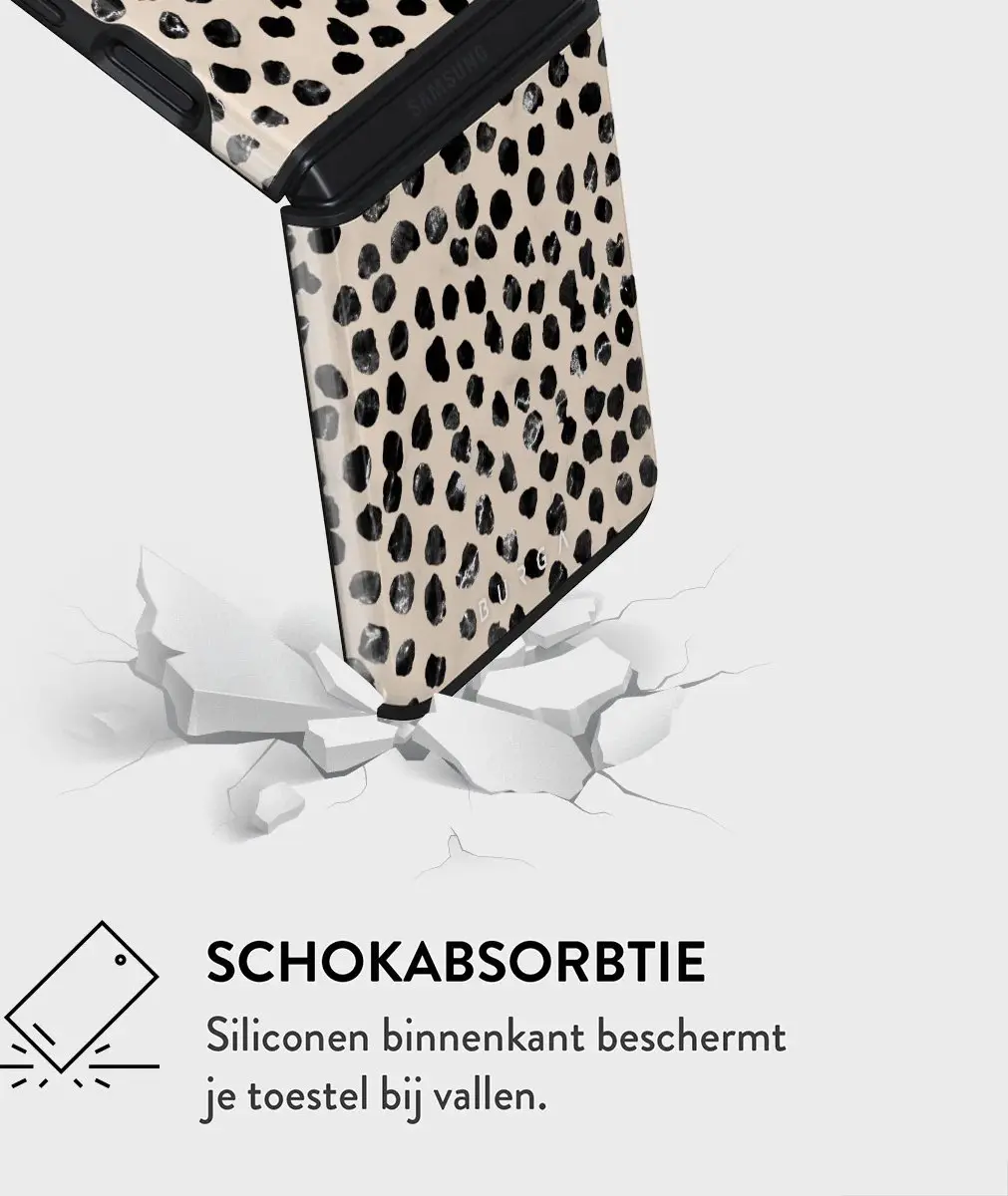 Burga Tough Case Samsung Galaxy Z Flip 4 - Almond Latte - afbeelding 6 van 6