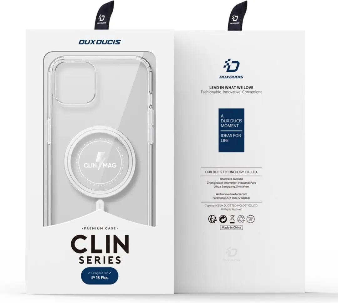 Dux Ducis iPhone 15 Plus Magnetisch Case - Transparant - afbeelding 6 van 6